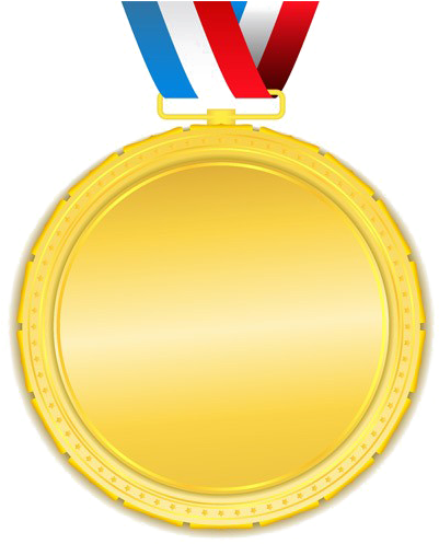 Gold Medal Png Free Download - Circle (500x500), Png Download