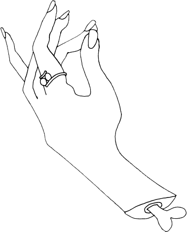 Lilac Hair And Septum Rings - Illustration (379x471), Png Download