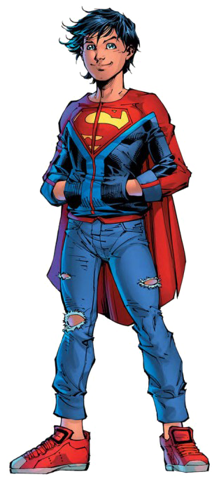 Superboy Png Image - Super Sons Jim Lee (489x761), Png Download