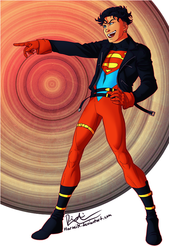 Kon-el / Superboy From The Radical 90's - Superboy (539x800), Png Download