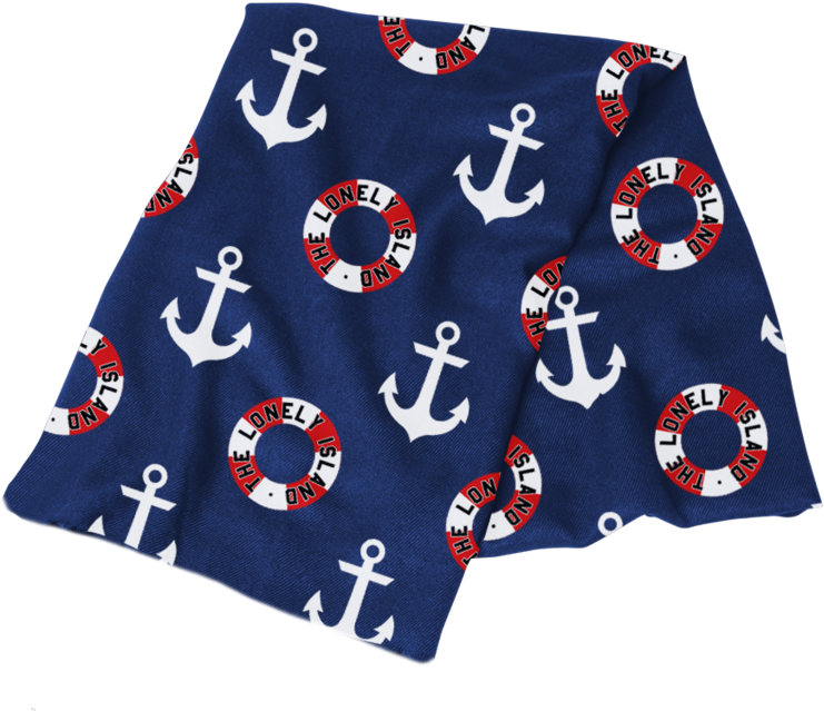 Nautical Themed Pashmina Afghan - Anchor Embroidered Snapback Hat (1024x1024), Png Download