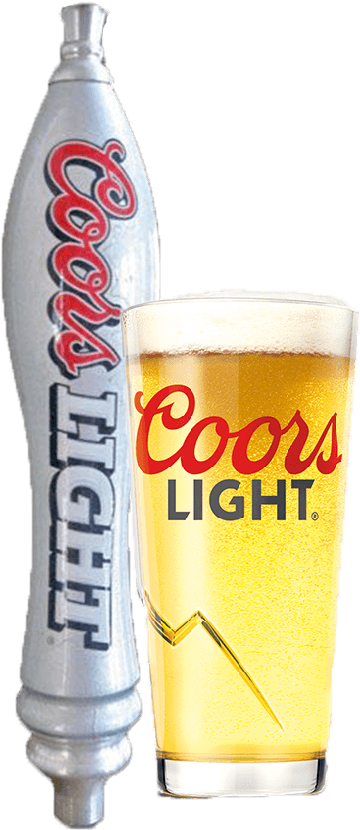 Coors Beer, Light - 16 Fl Oz (544x1054), Png Download