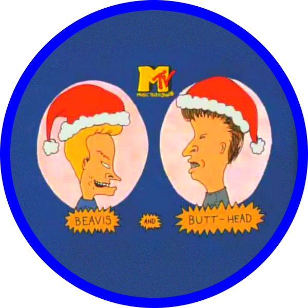 Beavis And Butt Head Christmas - Beavis And Butthead Merry Christmas (600x600), Png Download