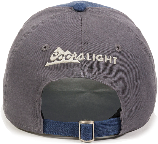 Coors Light Navy Beer Hat - Baseball Cap (600x600), Png Download