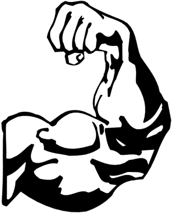 Bicep Clipart (350x432), Png Download