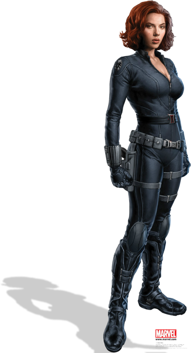 Graphic Free Stock By Festro On Deviantart - Avengers 2012 Black Widow (677x1180), Png Download