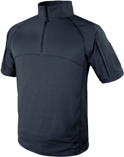 Condor Short Sleeve Combat Shirt Navy Blue 2 Bicep - Nike Vapor 1 Button Laser Jersey (640x640), Png Download