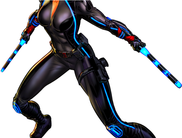 Black Widow Clipart Super Hero - Marvel Avengers Alliance 2 Black Widow (640x480), Png Download