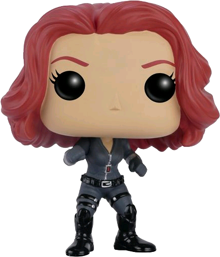 Captain America Civil War - Black Widow - Pop! Vinyl Figure (600x600), Png Download