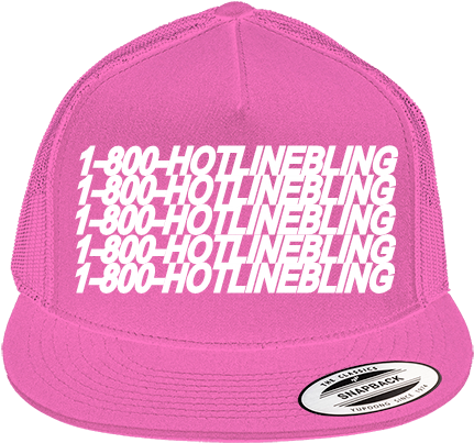 1 800 Hotline Bling 1 800 Hotlinebling 1 800 Hotlinebling - Baseball Cap (450x450), Png Download