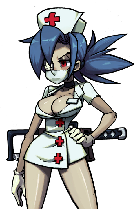 Valentine Agitated B - Valentine Skullgirls (466x721), Png Download