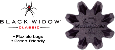 Black Widow - Spike - Black Widow Large Plastic Golf Cleats (432x432), Png Download