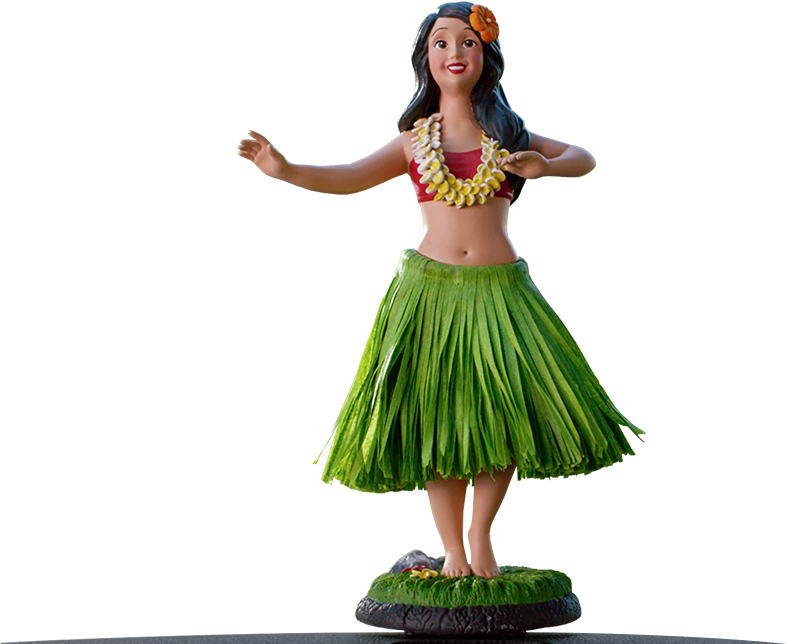 Arco Hula Girl (787x767), Png Download