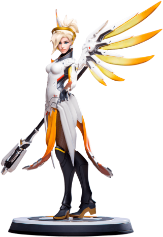 Have Too Much Money Or Just Enough Money But A Reckless - Overwatch Mercy Statue (960x540), Png Download