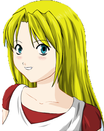 Kusaga-tan - Cartoon (413x485), Png Download