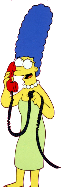 The Simpsons Png Pack - Marge Simpson (415x624), Png Download