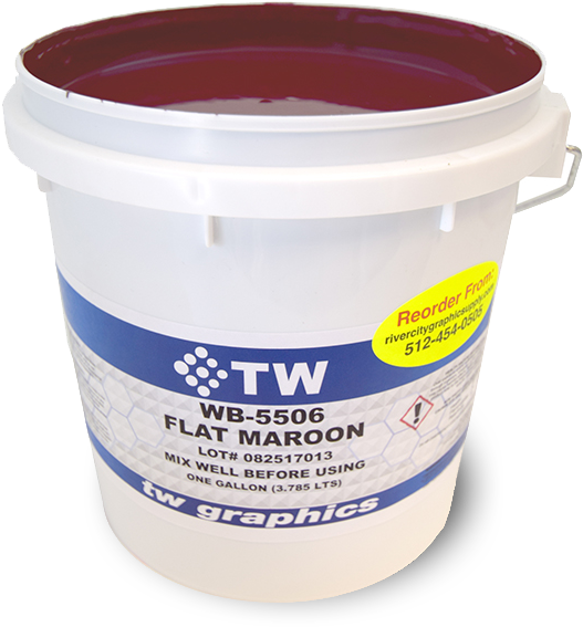 Tw 5506 Flat Maroon Water Based Poster Ink - Ink (600x600), Png Download