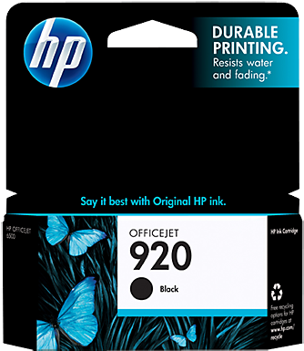 Hp 920 Black Original Ink Cartridge - Hp 920 Black Cartridge (573x430), Png Download