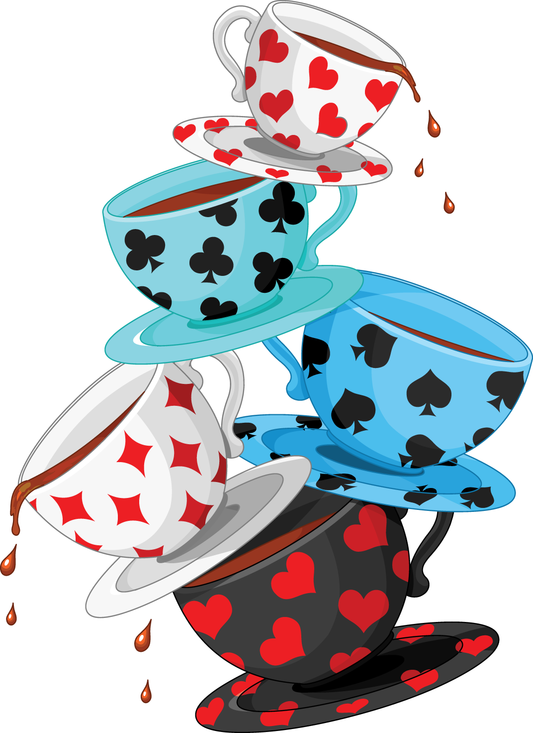 Download Hd Adobestock Png Pinterest Adobestockpng Mad Hatters Tea Cups Transparent Png Image Nicepng Com