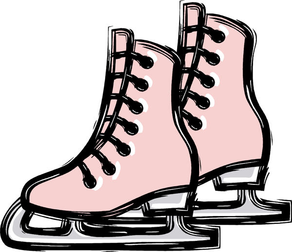 Pics Of Ice Skates - Ice Skates Clipart (600x518), Png Download