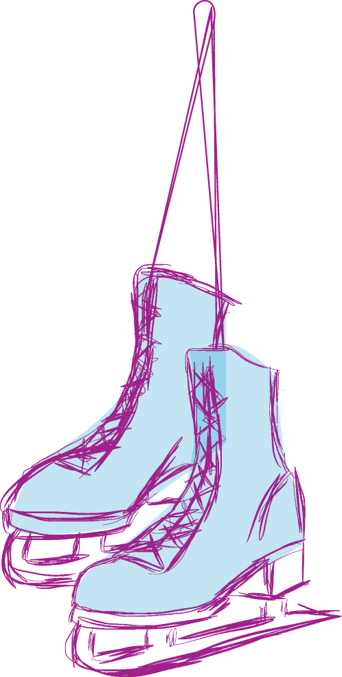 Iceskates - Iceskates Png (498x984), Png Download
