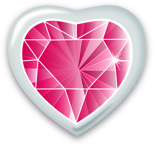 Expensive Heart, Ruby, Valentine, Jewellery, Red, Love, - Ruby Heart Shower Curtain (640x610), Png Download