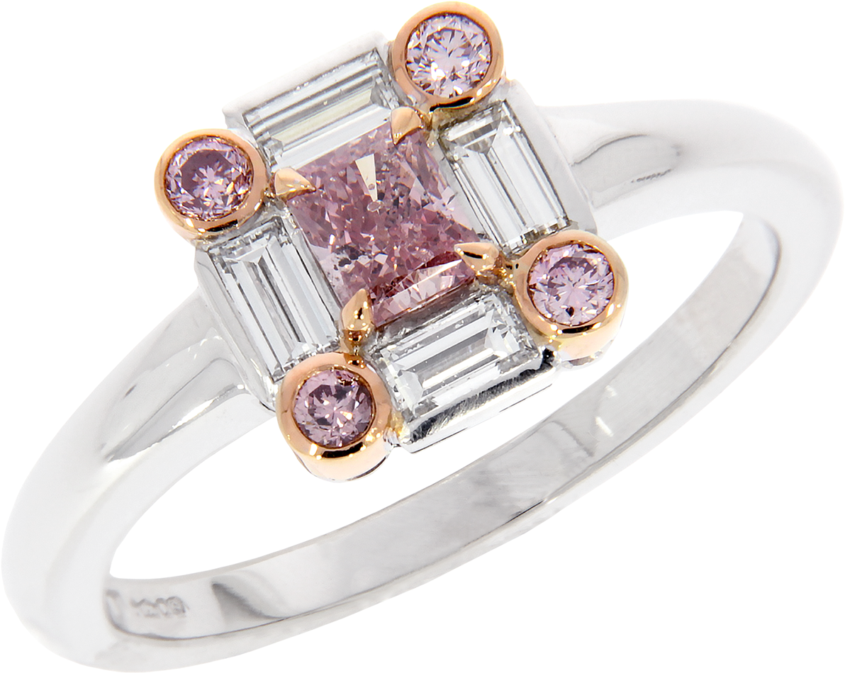 Colourful Engagement Ring - Ring (1600x1600), Png Download