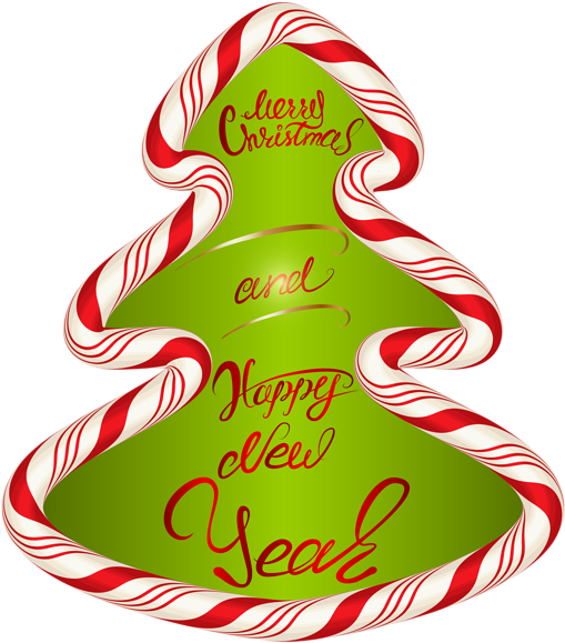 Christmas Candy Tree Png Clipart Image - Candy Christmas Tree Png (528x600), Png Download