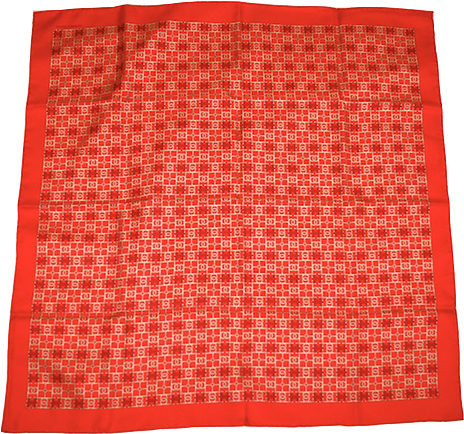 Hermès Red Silk Scarf - Zoeva 10-color Eyeshadow Palette (500x500), Png Download