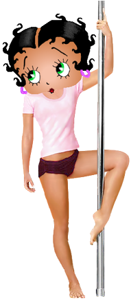 Betty Boop Pole Dancing Photo Bettybooppoledancing - Betty Boop Pole Dancing (320x443), Png Download
