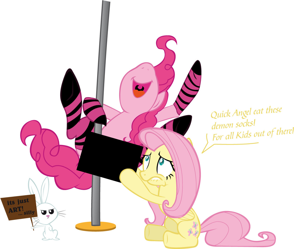 Bunny Transparent Pole Dancing - Pinkie Pie Dance (1920x1080), Png Download