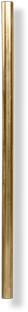 Metal Straw - Gold (600x600), Png Download