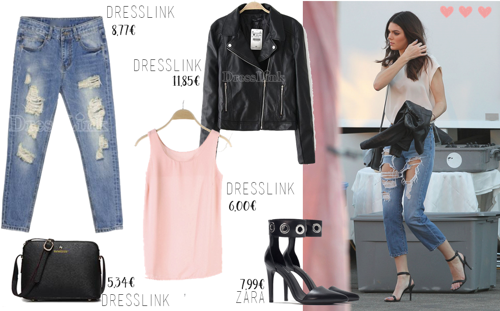 Kendall Jenner Looks For Less - Outfit Kendall Jenner 2014 (1000x612), Png Download