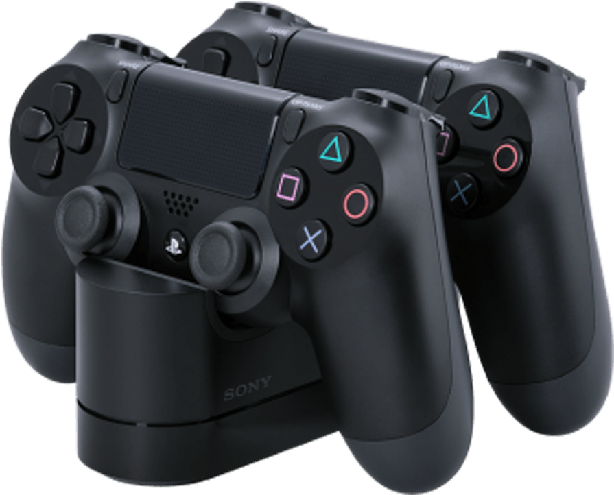 Dual Shock 4 Charging Station (black) (1000x1000), Png Download