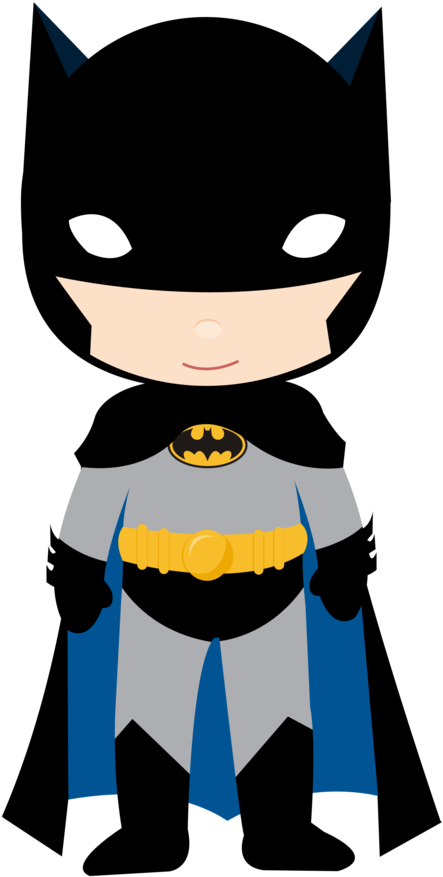 Say Hello - Superhero Clipart Batman (556x900), Png Download