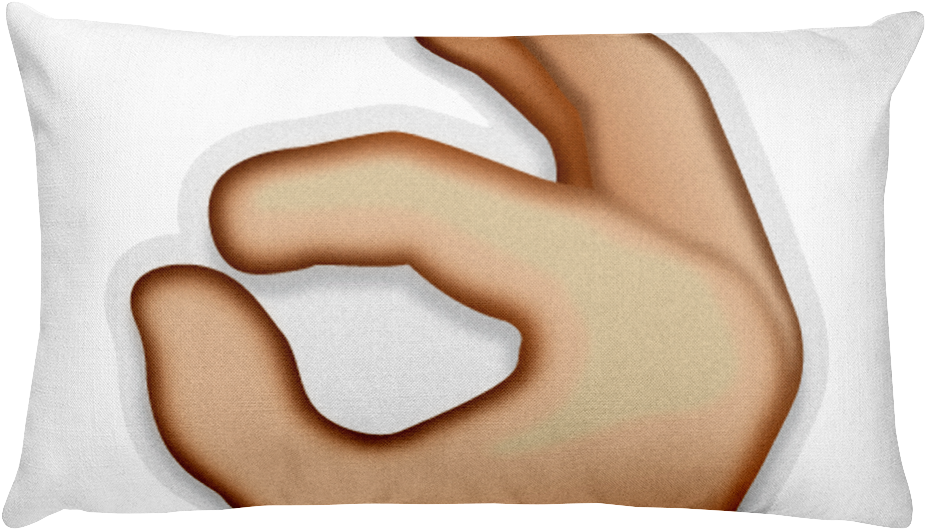 Emoji Bed Pillow - Emoji Perfecto (1000x1000), Png Download