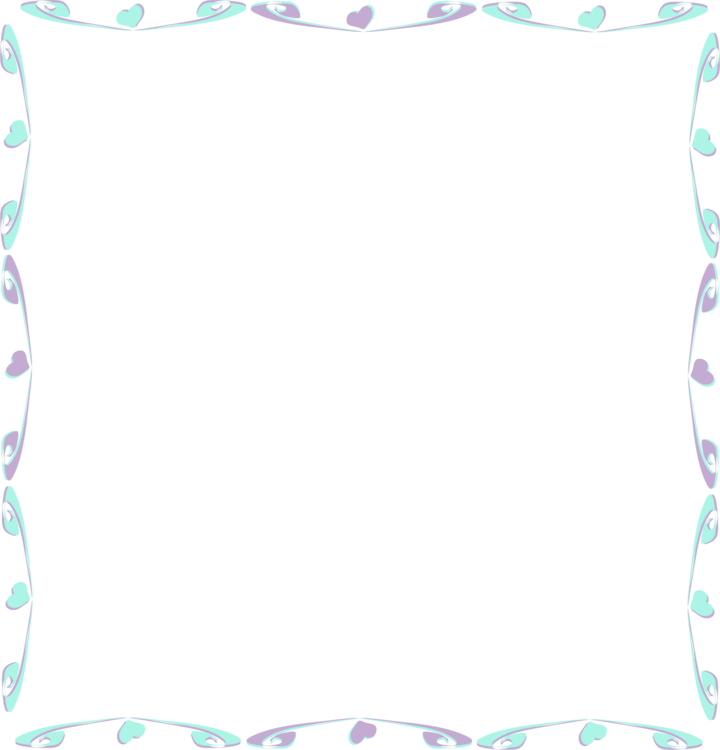 Blue Purple Border Color Computer Icons - Clip Art (720x750), Png Download