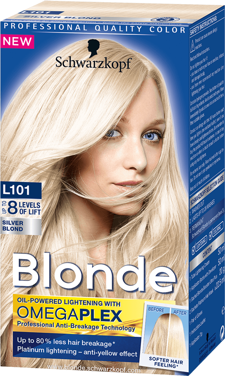 Blonde Lighteners L101 Silver Blond - Vanilla Pastel Blonde Hair (970x1400), Png Download