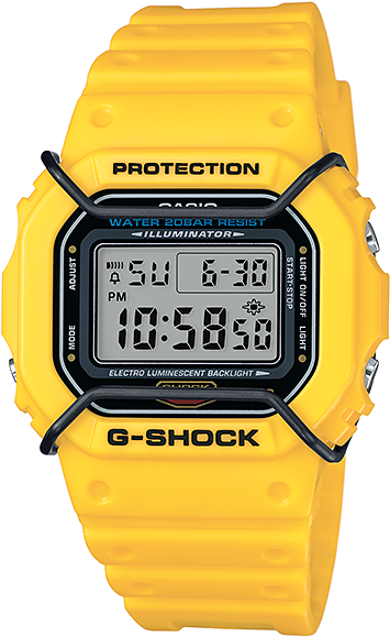 Yellow G Shock Dw 5600p 9 The Designers Went All The - Yellow Casio G Shock Watch (500x600), Png Download