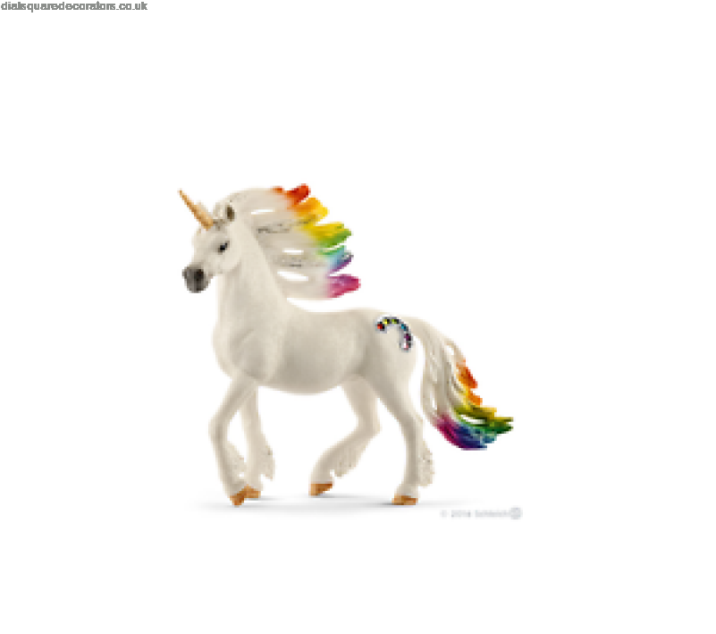 Cheap Fashion Brand New Schleich Rainbow Unicorn Stallion - Rainbow Unicorn, Stallion (schleich 70523) (800x785), Png Download