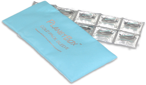 Planetbox Non Toxic Lunch Box Ice Pack Coldkit (2 Pack) (600x338), Png Download