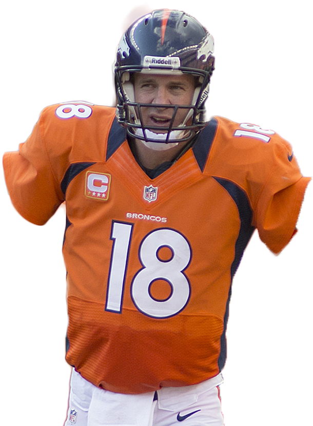 Peyton Manning Furniture, The Butter Shortage, And - Football Player (670x855), Png Download