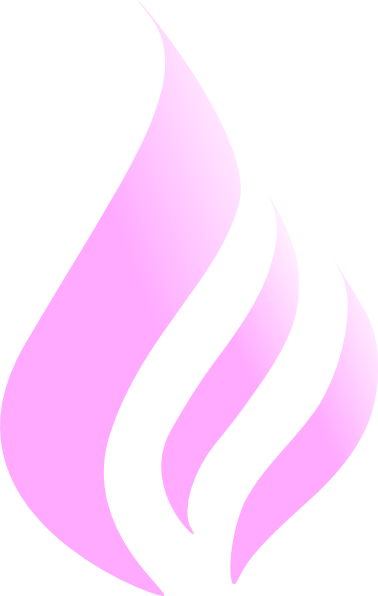 Clipart Royalty Free Blue Flame Pink White Clip Art - Pink Flame Clipart (378x596), Png Download