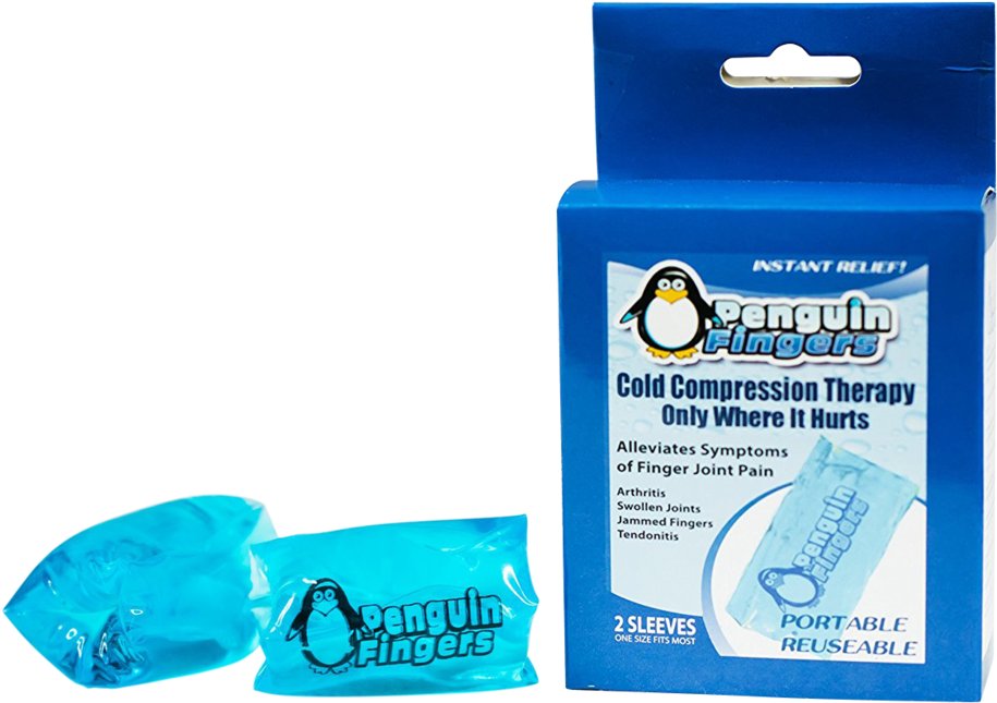 Download Hd Finger And Toe Cold Gel Ice Pack By Penguin Fingers Ice Pack Transparent Png Image Nicepng Com
