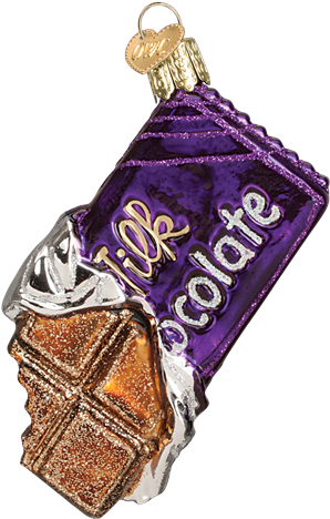 Purple Candy Bar Old World Christmas Ornament (516x516), Png Download