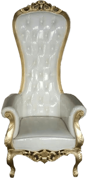Luxe Event Rental Throne Chair Rental Atlanta - White Throne Chair Png (599x799), Png Download