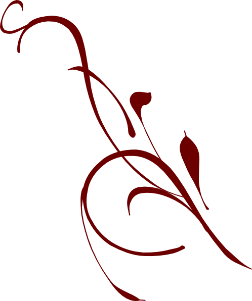 Dark Red Vine Clip Art - Red Vines Clipart (498x596), Png Download