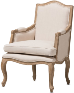 Katherine Armchair - Wholesale Interiors Baxton Studio Armchair (400x400), Png Download