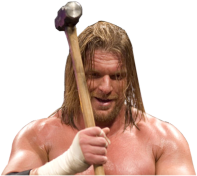 Render Hhh - Triple H With Sledgehammer Return (457x355), Png Download