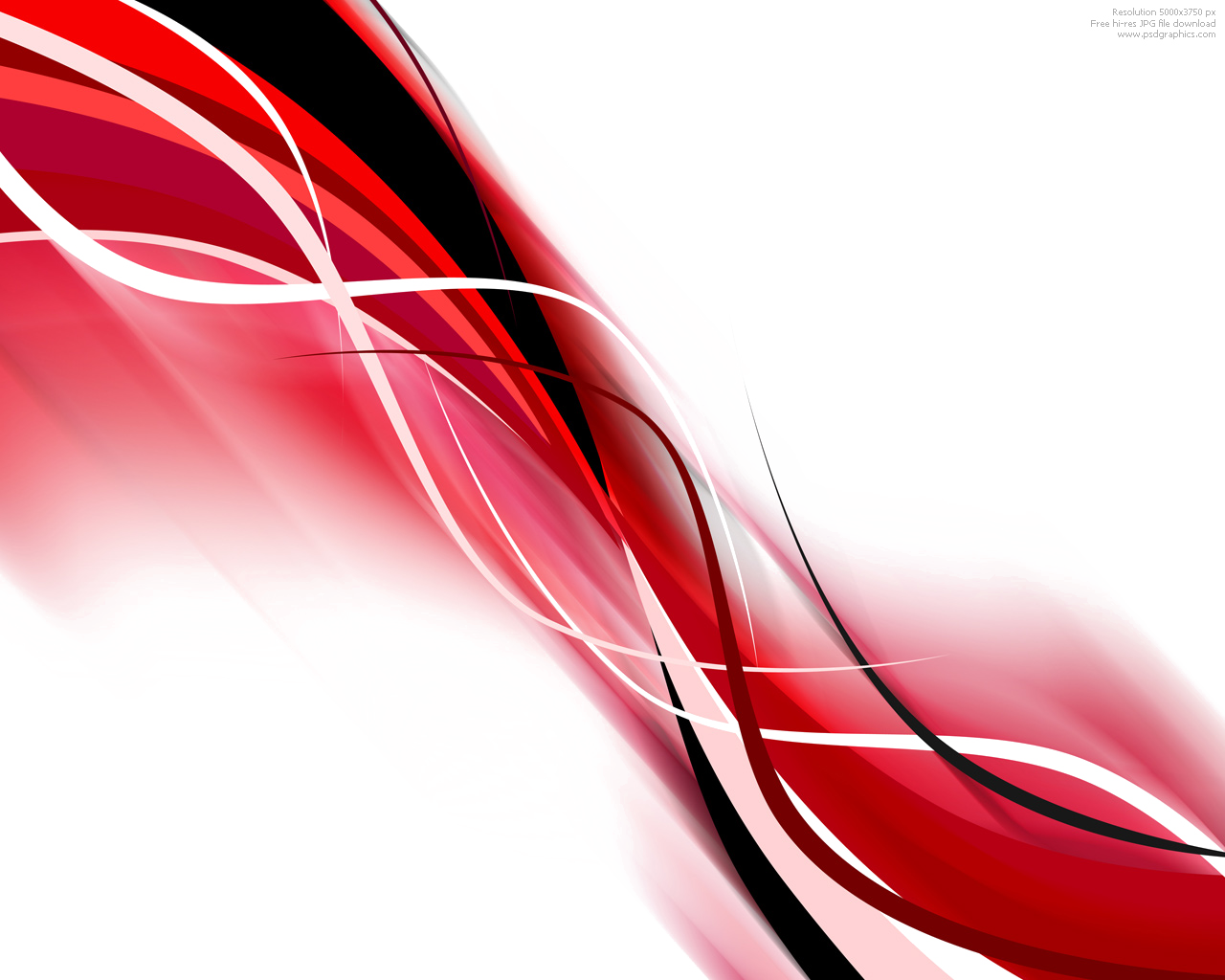 Red Abstract Lines Png Transparent Image - Red And White Backgrounds (1280x1024), Png Download